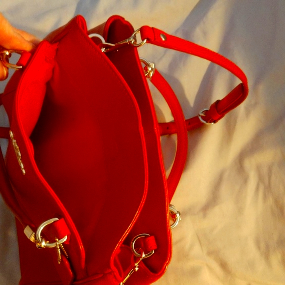 Coach Red leather purse - Picture 6 of 9